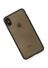 BFS  iPhone XS Max Kılıf Montreal Silikon Kapak - Siyah