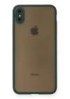 BFS  iPhone XS Max Kılıf Montreal Silikon Kapak - Yeşil