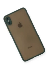 BFS  iPhone XS Max Kılıf Montreal Silikon Kapak - Yeşil