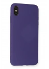 BFS  iPhone XS Max Kılıf Nano içi Kadife Silikon - Mor