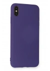 BFS iPhone XS Max Kılıf Nano içi Kadife Silikon - Mor