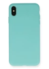 BFS  iPhone XS Max Kılıf Nano içi Kadife Silikon - Turkuaz