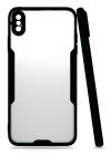 BFS  iPhone XS Max Kılıf Platin Silikon - Siyah