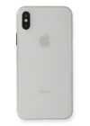 BFS  iPhone XS Max Kılıf PP Ultra İnce Kapak - Beyaz