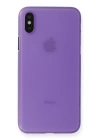 BFS  iPhone XS Max Kılıf PP Ultra İnce Kapak - Mor