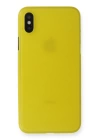 BFS  iPhone XS Max Kılıf PP Ultra İnce Kapak - Sarı
