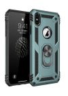 BFS  iPhone XS Max Kılıf Sofya Yüzüklü Silikon Kapak - Yeşil