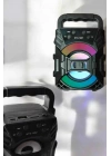 BFS Işıklı Bluetooth Hoparlör Müzik ve Renkli Işık Taşınabiilir