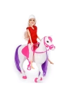 BFS   Jasmine Atlı Bebek Beyaz-Pembe