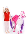 BFS   Jasmine Atlı Bebek Beyaz-Pembe
