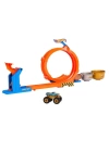 BFS   JBX64 Hot Wheels Monster Trucks Döngü ve Takla Bigfoot Oyun Parkuru