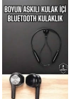 BFS Kablolu Boyun Askılı Dijital Göstergeli Bluetooth Kulaklığı 60 Saat