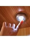 BFS  Kablosuz Spot Pilli Dokunmatik Led Lamba 3 Ledli Dolap Lambası