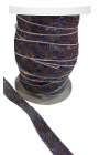 BFS Kadife Kurdele Simli 1,5 cm Karışık Renk 10 Metre