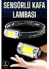 BFS Kafa Lambası El Fenerli Kamp Lambası USB Şarjlı Esnek Lamba