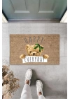 BFS Kahverengi Kapı Önü Paspası Happy Everday Ayıcık Desen  K-3237