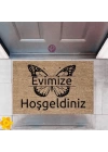 BFS Kapı Önü Paspası Dekoratif Dijital Baskı Evimize Hoşgeldiniz P-2373