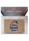 BFS Kapı Önü Paspası Dekoratif Dijital Baskı Home Sweet Home P-2321