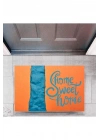 BFS Kapı Önü Paspası Dekoratif Dijital Baskı Home Sweet Home P-2328