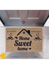 BFS Kapı Önü Paspası Dekoratif Dijital Baskı Home Sweet Home P-2442