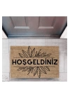 BFS Kapı Önü Paspası Dekoratif Dijital Baskı Hoşgeldiniz P-2312