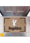 BFS Kapı Önü Paspası Dekoratif Dijital Baskı Hoşgeldiniz P-2415