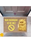 BFS Kapı Önü Paspası Dekoratif Dijital Baskı Kedi Sevmeyen Giremez P-2375