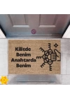 BFS Kapı Önü Paspası Dekoratif Dijital Baskı Kilit P-2397