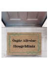 BFS Kapı Önü Paspası Dekoratif Dijital Baskı Kişiye Özel P-2313