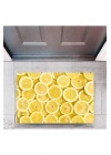 BFS Kapı Önü Paspası Dekoratif Dijital Baskı Limon P-2327
