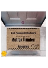 BFS Kapı Önü Paspası Dekoratif Dijital Baskı Mutfak Ürünleri P-2514