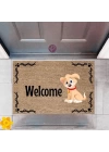 BFS Kapı Önü Paspası Dekoratif Dijital Baskı Welcome P-2418
