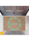 BFS Kapı Önü Paspası Dekoratif Dijital Baskı Welcome P-2468