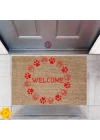 BFS Kapı Önü Paspası Dekoratif Dijital Baskı Welcome P-2470