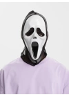 BFS   Kapşonlu Çığlık Maskesi Scream Maskesi - Hayalet Maskesi 33x21 cm