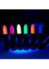 BFS  Karanlıkta Parlayan Yanan UV Neon Ruj Yüz Boyama 6 Adet 6 Renk
