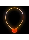 BFS   Karanlıkta Yanan Glow Stick Kalp Şekilli Kolye 6 Renk 6 Adet