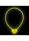 BFS   Karanlıkta Yanan Glow Stick Kalp Şekilli Kolye 6 Renk 6 Adet