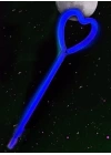BFS   Karanlıkta Yanan Glow Stick Partisi Kalp Şekilli Asa Sopa 6 Renk 6 Adet