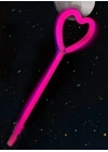 BFS   Karanlıkta Yanan Glow Stick Partisi Kalp Şekilli Asa Sopa 6 Renk 6 Adet