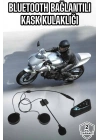 BFS Kask Kulaklığı Motosiklet Intercom Interkom Dinleme Konuşma Özellikli Su Geçirmez