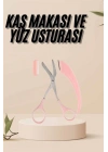 BFS Kavisli Kaş Kirpik Düzeltici Bıyık Alma Taraklı Kaş Makası Yüz Bakım Seti Makas