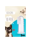 BFS Kedik Köpek Diş Fırçası Silikon Kutulu 3 lü SET