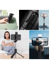 BFS  Kendiliğinden LED Işıklı Kumandalı Uzayabilen Selfie Çubuğu,Masa Üstü Tripod