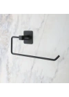 BFS   Kendiliğinden Yapışkanlı Siyah Paslanmaz Metal Rulo Havluluk Aparat