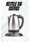 BFS Kettle Su Isıtıcı C F Priz Uyumlu 220 - 240 V Paslanmaz Çelik Kablolu