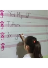 BFS  Kılavuz Çizgili Akıllı Kağıt Yazı Tahtası Duvarda İz Bırakmaz Statik Yeni Müfredata Uygun 100x56cm