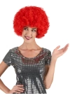 BFS     Kırmızı Renk Kıvırcık Afro Bonus Peruk