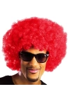 BFS     Kırmızı Renk Kıvırcık Afro Bonus Peruk