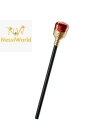 BFS Kırmızı Topuzlu Kral Asası Kraliyet Asası 40 cm